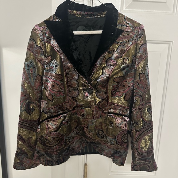 Etro Milano Jackets & Blazers - Etro Luxurious Paisley Velvet Blazer